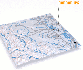 3d view of Ban Don Kra