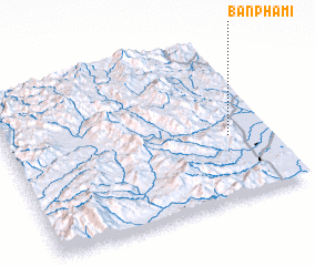 3d view of Ban Pha Mi