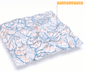 3d view of Wān Nam-rawka