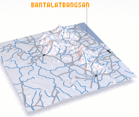 3d view of Ban Talat Bang San