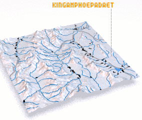 3d view of King Amphoe Pa Daet