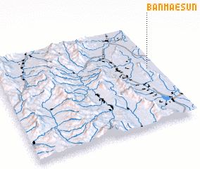 3d view of Ban Mae Sun