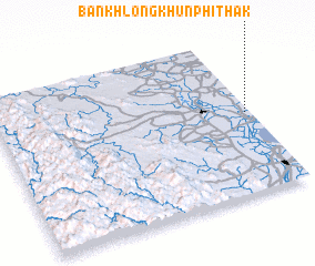 3d view of Ban Khlong Khun Phithak