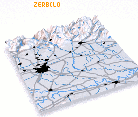 3d view of Zerbolò